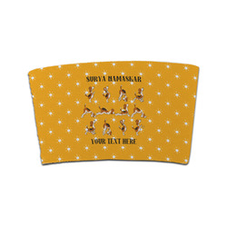 Yoga Dogs Sun Salutations Coffee Cup Sleeve (Personalized)