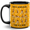 Yoga Dogs Sun Salutations Coffee Mug - 11 oz - Full- Black