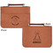 Yoga Dogs Sun Salutations Cognac Leatherette Bible Covers - Small Double Sided Apvl