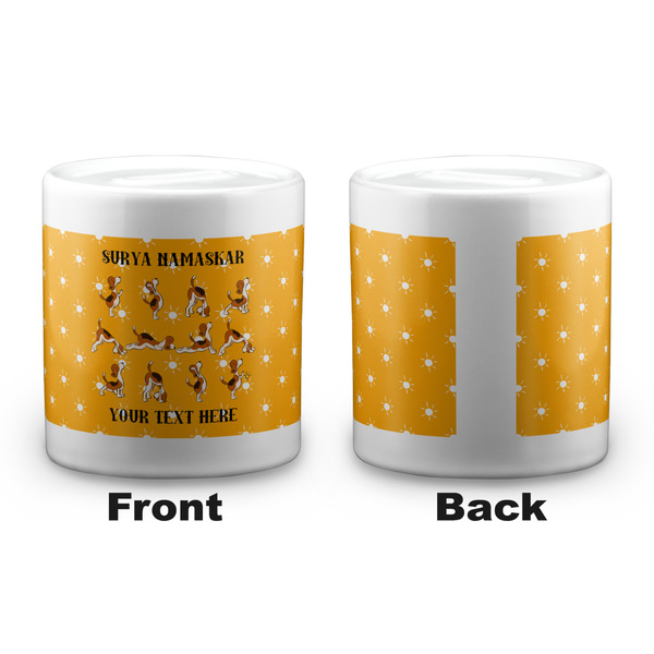 Yoga Dogs Sun Salutations Coin Bank - Apvl