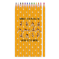 Yoga Dogs Sun Salutations Colored Pencils (Personalized)