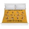 Yoga Dogs Sun Salutations Comforter - King (Personalized)