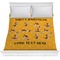 Yoga Dogs Sun Salutations Comforter - Full / Queen (Personalized)