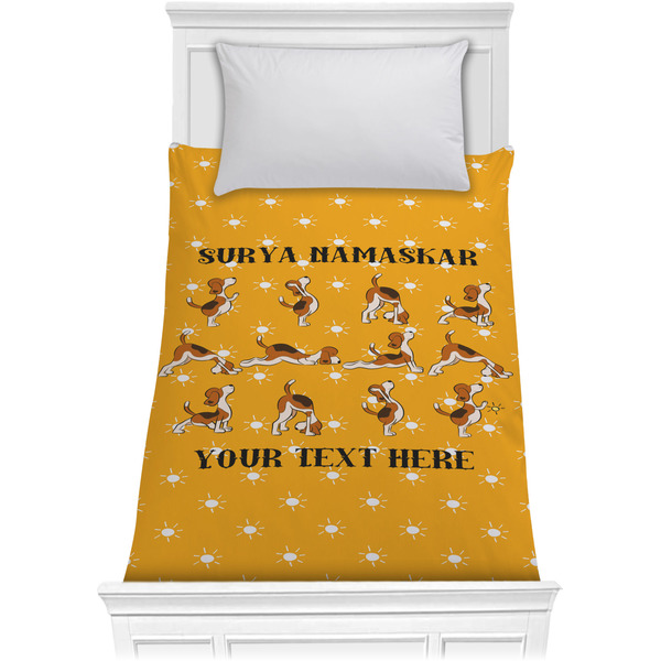Yoga Dogs Sun Salutations Comforter (Twin)