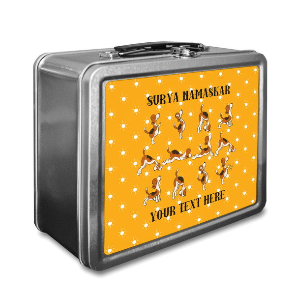 Custom Yoga Dogs Sun Salutations Lunch Box (Personalized)