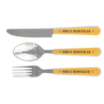 Yoga Dogs Sun Salutations Cutlery Set (Personalized)