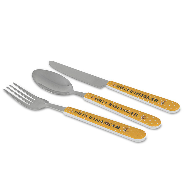 Yoga Dogs Sun Salutations Cutlery Set - MAIN