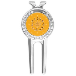 Yoga Dogs Sun Salutations Golf Divot Tool & Ball Marker