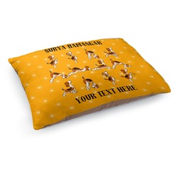 Yoga Dogs Sun Salutations Dog Bed - Medium w/ Name or Text