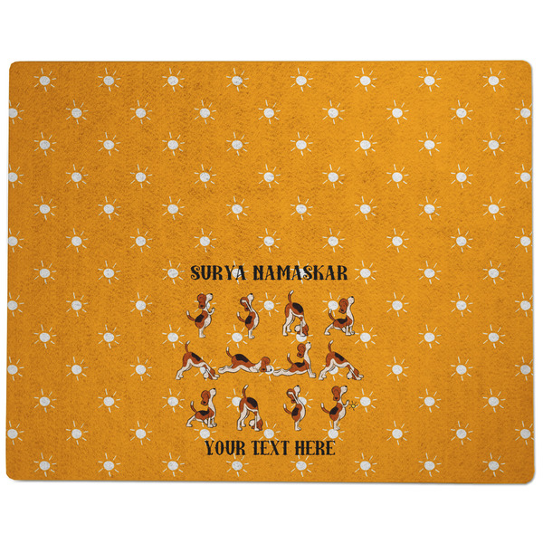 Yoga Dogs Sun Salutations Dog Food Mat - Large without Bowls
