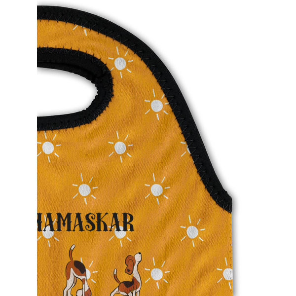 Yoga Dogs Sun Salutations Double Wine Tote - Detail 1 (new)