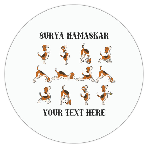 Yoga Dogs Sun Salutations Drink Topper - XSmall - Single