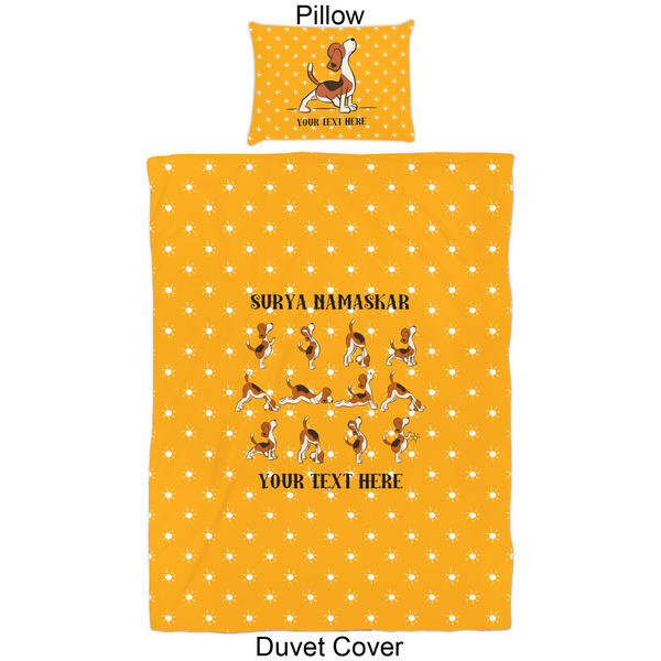 Yoga Dogs Sun Salutations Duvet Cover Set - Twin - Approval