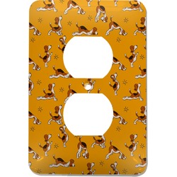 Yoga Dogs Sun Salutations Electric Outlet Plate