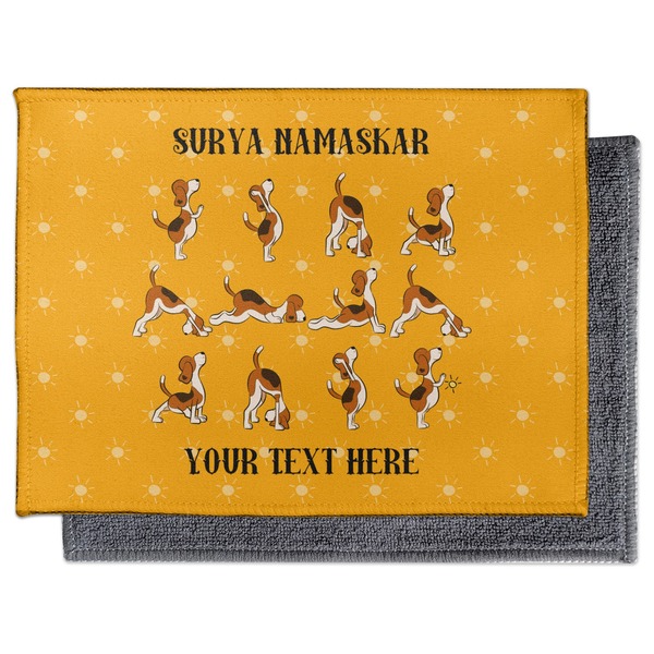 Yoga Dogs Sun Salutations Electronic Screen Wipe - Flat