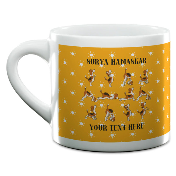 Yoga Dogs Sun Salutations Espresso Cup - 6oz (Double Shot) (MAIN)