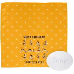 Yoga Dogs Sun Salutations Washcloth (Personalized)