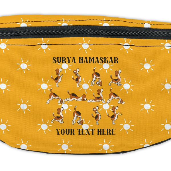 Yoga Dogs Sun Salutations Fanny Pack - Closeup