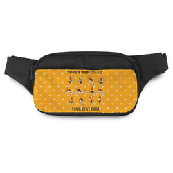 Yoga Dogs Sun Salutations Fanny Pack (Personalized)