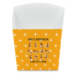 Yoga Dogs Sun Salutations French Fry Favor Boxes (Personalized)