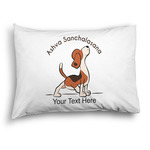 Yoga Dogs Sun Salutations Pillow Case - Standard - Graphic (Personalized)