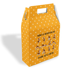 Yoga Dogs Sun Salutations Gable Favor Box (Personalized)