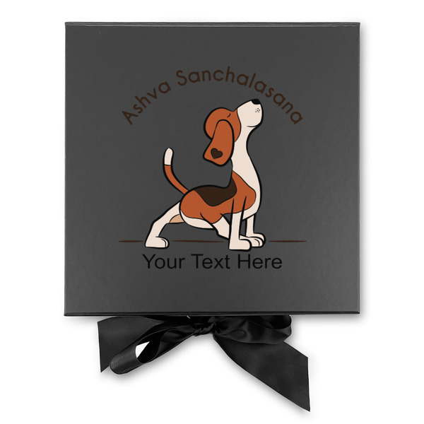 Yoga Dogs Sun Salutations Gift Boxes with Magnetic Lid - Black - Approval