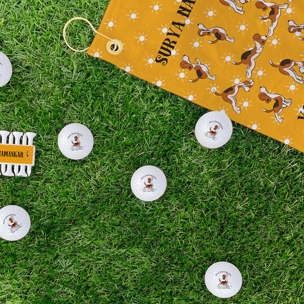 Yoga Dogs Sun Salutations Golf Balls - Generic - Set of 12 - LIFESTYLE