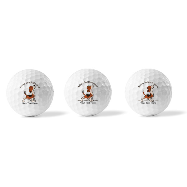 Yoga Dogs Sun Salutations Golf Balls - Generic - Set of 3 - APPROVAL