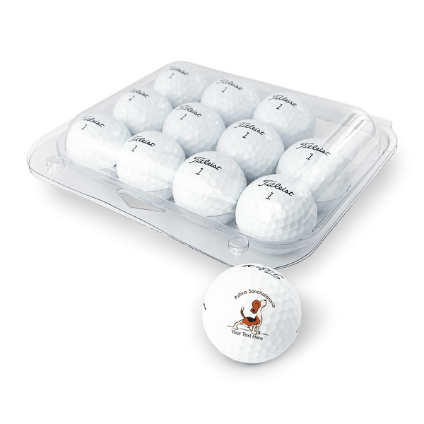 Yoga Dogs Sun Salutations Golf Balls - Titleist - Set of 12 - PACKAGING