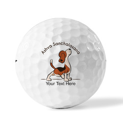 Yoga Dogs Sun Salutations Golf Balls (Personalized)