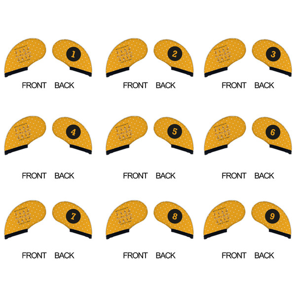 Yoga Dogs Sun Salutations Golf Club Covers - APPROVAL (set of 9)