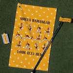 Yoga Dogs Sun Salutations Golf Towel Gift Set (Personalized)