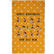 Yoga Dogs Sun Salutations Golf Towel (Personalized) - APPROVAL (Small Full Print)