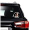 Yoga Dogs Sun Salutations Graphic Car Decal (On Car Window)