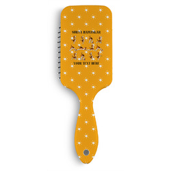 Yoga Dogs Sun Salutations Hair Brushes (Personalized)