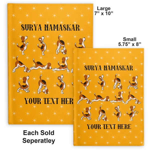 Yoga Dogs Sun Salutations Hard Cover Journal - Compare