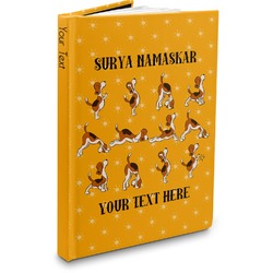 Yoga Dogs Sun Salutations Hardbound Journal - 7.25" x 10" (Personalized)