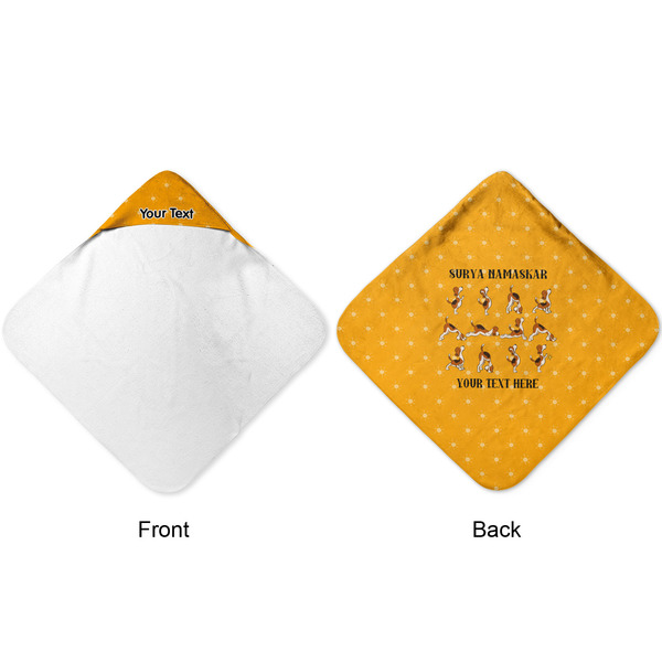 Yoga Dogs Sun Salutations Hooded Baby Towel- Approval