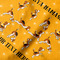 Yoga Dogs Sun Salutations Hooded Baby Towel- Detail Close Up
