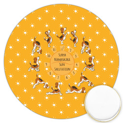 Yoga Dogs Sun Salutations Printed Cookie Topper - 3.25"