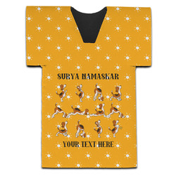 Yoga Dogs Sun Salutations Jersey Bottle Cooler (Personalized)