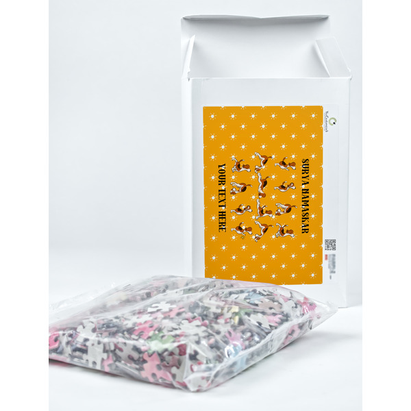Yoga Dogs Sun Salutations Jigsaw Puzzle 1014 Piece - Box