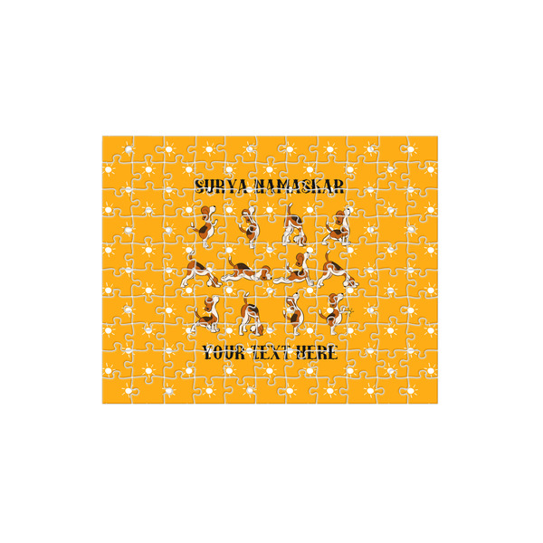 Custom Yoga Dogs Sun Salutations 110 pc Jigsaw Puzzle (Personalized)