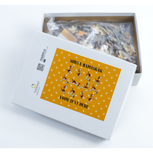Yoga Dogs Sun Salutations Jigsaw Puzzle 252 Piece - Box