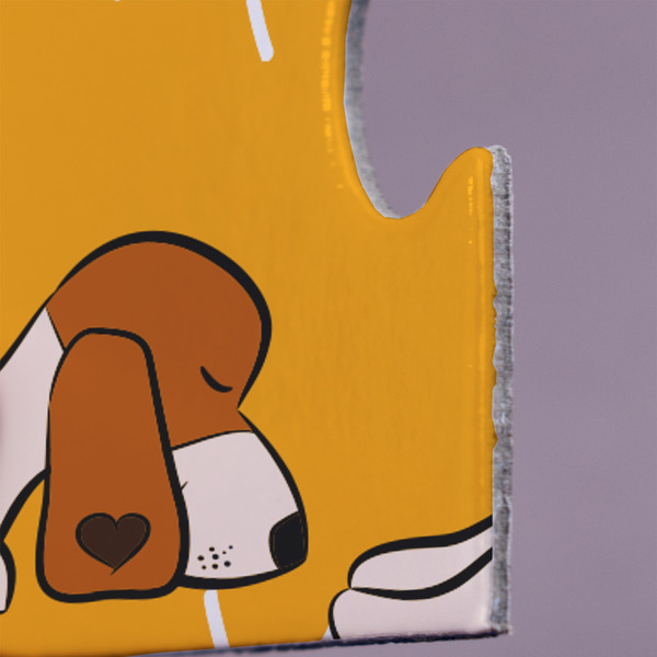 Yoga Dogs Sun Salutations Jigsaw Puzzle 30 Piece  - Close Up