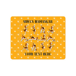 Yoga Dogs Sun Salutations 30 pc Jigsaw Puzzle (Personalized)