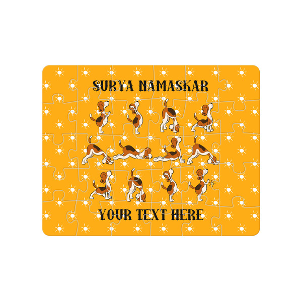 Custom Yoga Dogs Sun Salutations 30 pc Jigsaw Puzzle (Personalized)