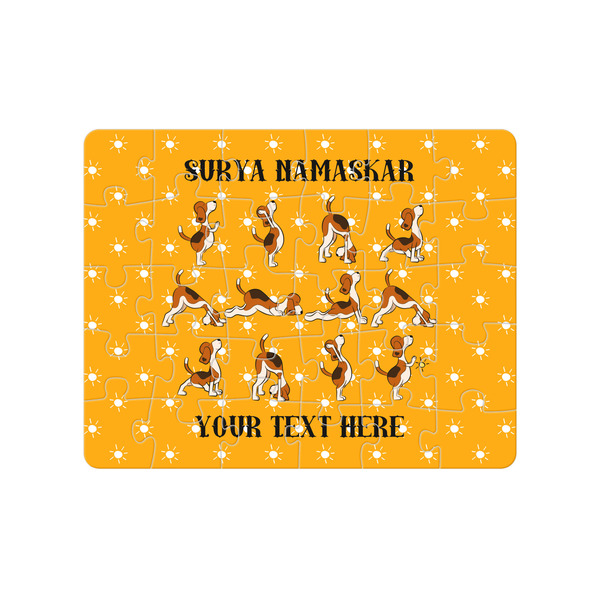 Custom Yoga Dogs Sun Salutations Jigsaw Puzzles (Personalized)