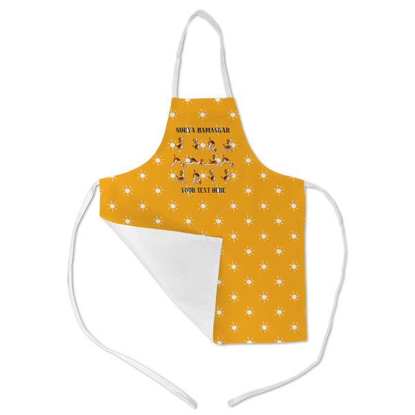Yoga Dogs Sun Salutations Kid's Aprons - Medium - Main (med/lrg)
